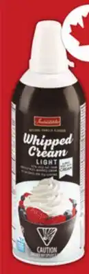 Food Basics IRRESISTIBLES WHIPPED CREAM offer