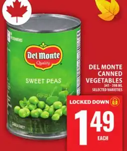 Food Basics DEL MONTE CANNED VEGETABLES offer