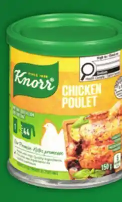 Food Basics BOVRIL CONCENTRATED BOUILLON 250 ML KNORR INSTANT BOUILLON 150 G offer