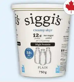 Food Basics SIGGI'S SKYR YOGURT offer