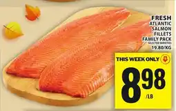 Food Basics FRESH ATLANTIC SALMON FILLETS offer