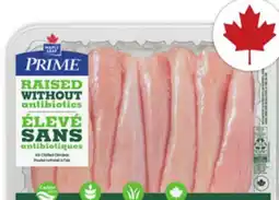 Food Basics PRIME RAISED WITHOUT ANTIBIOTICS FRESH BONELESS SKINLESS CHICKEN BREAST THIN SLICES OR FILLETS offer
