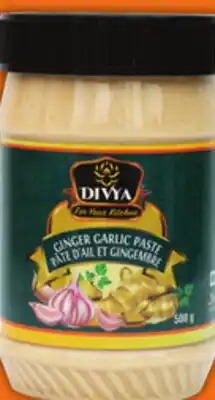 Food Basics NATIONAL COOKING SAUCE, 300 - 325 G, DIVYA GARLIC OR GINGER PASTE, 500 G, TATA SPICE, 500 G offer