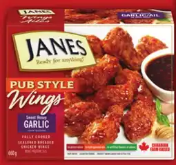 Food Basics JANES PUB STYLE FULLY COOKED BREADED CHICKEN WINGS offer