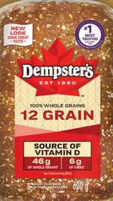 Food Basics DEMPSTER'S WHOLE GRAIN BREAD offer