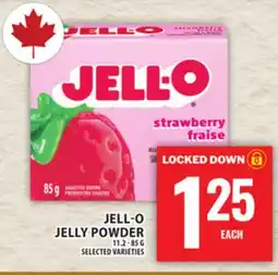 Food Basics JELL-O JELLY POWDER offer