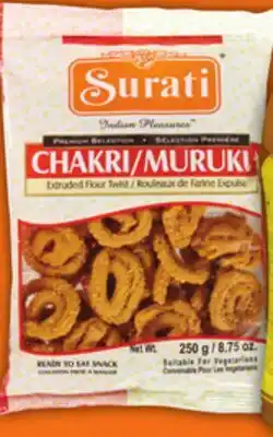 Food Basics SURATI SNACKS OR BRITANNIA SUJI RUSK 250 - 341 G FROOT MANGO JUICE 1 L offer