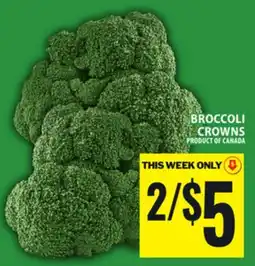 Food Basics BROCCOLI CROWNS offer