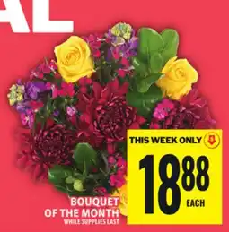 Food Basics BOUQUET OF THE MONTH offer