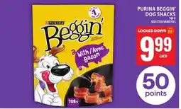 Food Basics PURINA BEGGIN' DOG SNACKS offer