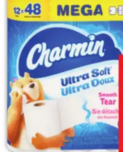 Food Basics CHARMIN BATHROOM TISSUE OR BOUNTY PAPER TOWELS offer