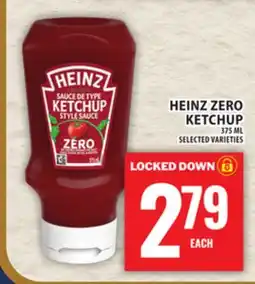 Food Basics HEINZ ZERO KETCHUP offer