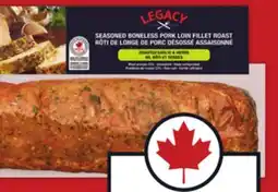 Food Basics LEGACY MARINATED PORK LOIN OR PULLED PORK ROAST offer