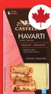 Food Basics TRE STELLE MOZZARELLA BALL OR CASTELLO DELI SLICED CHEESE offer