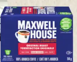 Metro MAXWELL HOUSE OR TASSIMO COFFEE CAPSULES offer