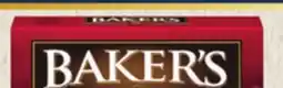 Metro BAKER'S CHOCOLATE offer