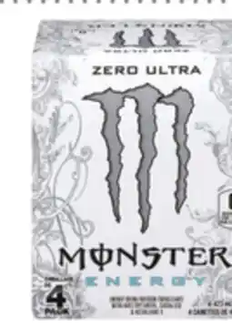 Metro MONSTER ENERGY DRINKS offer