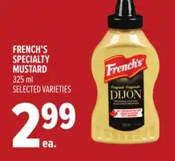 Metro FRENCH'S SPECIALTY MUSTARD offer