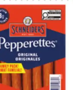 Metro SCHNEIDERS PEPPERETTES, LILYDALE TURKEY, CHICKEN STRIPS OR SELECTION FAMILY DELI PACK offer