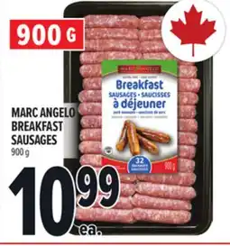 Metro MARC ANGELO BREAKFAST SAUSAGES offer
