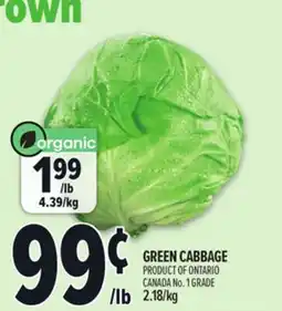 Metro GREEN CABBAGE offer