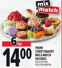 Metro FRONT STREET BAKERY MIX & MATCH PASTRIES offer