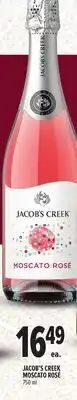 Metro JACOB'S CREEK MOSCATO ROSE offer