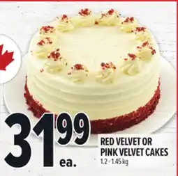 Metro RED VELVET OR PINK VELVET CAKES offer