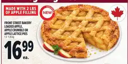 Metro FRONT STREET BAKERY LOADED APPLE, APPLE CRUMBLE OR APPLE LATTICE PIES offer