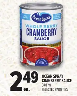 Metro OCEAN SPRAY CRANBERRY SAUCE offer