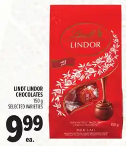 Metro LINDT LINDOR CHOCOLATES offer