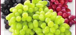 Metro JUMBO RED OR GREEN OR LARGE BLACK SEEDLESS GRAPES offer