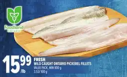 Metro FRESH WILD CAUGHT ONTARIO PICKEREL FILLETS offer