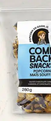 Metro COME BACK SNACKS POPCORN offer