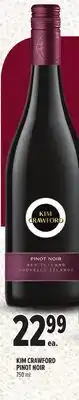 Metro KIM CRAWFORD PINOT NOIR offer
