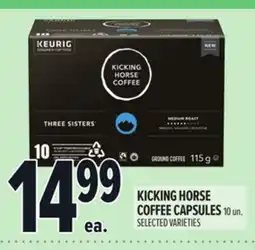 Metro KICKING HORSE COFFEE CAPSULES offer
