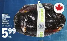 Metro FRESH CANADIAN COVE ORGANIC MUSSELS offer