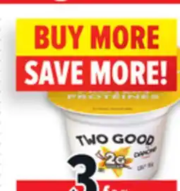 Metro TWO GOOD GREEK YOGOURT offer