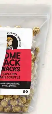Metro COME BACK SNACKS POPCORN offer