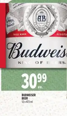 Metro BUDWEISER BEER offer