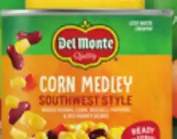 Metro DEL MONTE CANNED FRUIT, CORN MEDLEY OR BEAN SALAD offer
