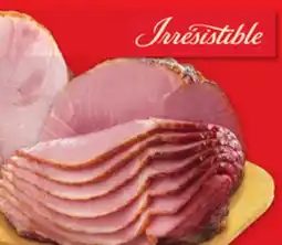 Metro IRRESISTIBLE SPIRAL SLICED HONEY HAM OR SCHNEIDERS SEMI BONELESS SMOKED HAM offer