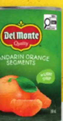 Metro DEL MONTE CANNED FRUIT, CORN MEDLEY OR BEAN SALAD offer
