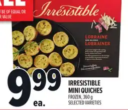 Metro IRRESISTIBLE MINI QUICHES offer