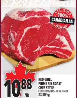 Metro RED GRILL PRIME RIB ROAST CHEF STYLE offer