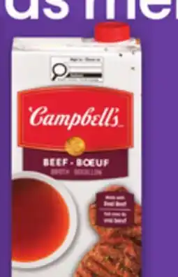 Metro CAMPBELL'S BROTH offer