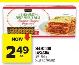 Metro SELECTION LASAGNA offer
