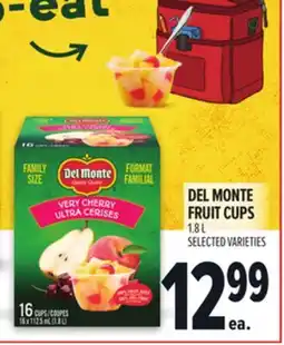 Metro DEL MONTE FRUIT CUPS offer