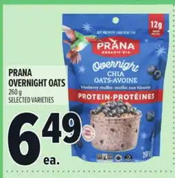 Metro PRANA OVERNIGHT OATS offer