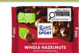 Metro RITTER SPORT CHOCOLATE BARS offer